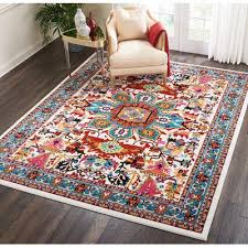 Bloomsbury Market Cullens Ivory Area Rug Rugs In Living Room Area Rugs Colorful Area Rug