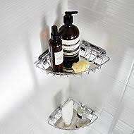 Floating shelves (and other stainless steel shelving options) are often custom ordered to fit the custom stainless steel open shelving in a contemporary kitchen. Bathroom Shelving Bathroom Accessories B Q