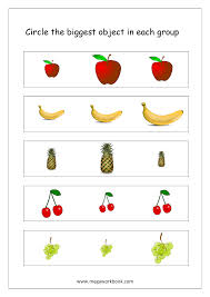 Put their comparison skills to work by challenging them to figure out the smallest/biggest in a group of objects. Free Printable Big And Small Worksheets Size Comparison Logical Reasoning Aptitude Worksheets For Kindergarten Preschool Megaworkbook