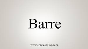 By continuing to use this site, you are agreeing to the use of cookies as described in our privacy policy. How To Say Barre Youtube