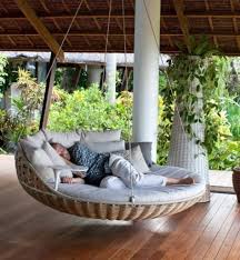 Toller Hangesessel Oder Eher Hangebett Fur Den Garten Outdoor Porch Bed Home My Dream Home