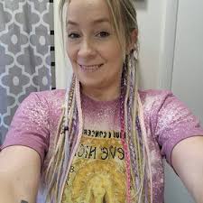 Buy Synthetic Dreads, Tenderness Set, Mix Dreadlocks and Braids Natural  Blonde and Pink Smooth Dreads Extensions Boho Hairstyle, Festival Hair  Online in India