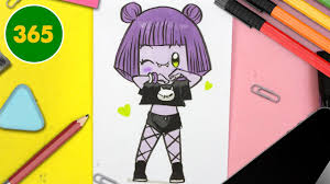 Come Disegnare Ragazza Vampiro Kawaii Halloween Speciale Youtube