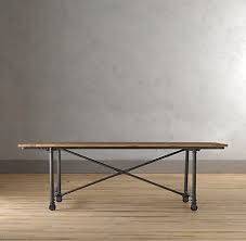Flatiron Kitchen Table Rectangular Dining Tables Restoration Hardware Dining Table Bowling Alley Table Kitchen Table