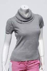 Je ne l'ai porté qu'une fois. Pull Col Roule Manche Courte Femme Mexx Xs Eur T 34 36 Ebay