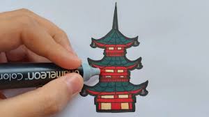 Il vous sera facile de construire des phrases complètes et vous aurez de plus. Comment Dessiner Un Temple Japonais Pagode Youtube