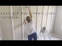 See more ideas about wood paneling, painting wood paneling, paneling. Easy At Home Diy Wall Panelling Tutorial For A Statement Wall Youtube