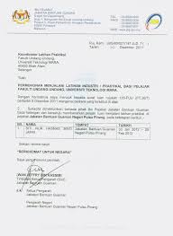 Contoh Surat Berhenti Latihan Industri Contoh Surat