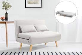 With a versatile sofa bed, you have a place to lounge and relax by day and a convenient, space efficient sleeping area by night. Ovela Jepson 2 Seater Sofa Bed Light Grey Kogan Com