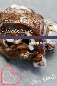 Marmorierte Baiserkusschen Mit Walnussen Mein Rezept Hier Fur Silkeswelt Rezept Lebensmittel Essen Rezepte Lecker