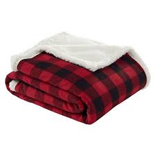 Perfect for your couch, chair, or bed. 50 X60 Cabin Plaid Throw Blanket Red Black Eddie Bauer Target