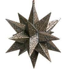 We include a 60 watt clear torpedo shaped light bulb with. 16 Inch Moravian Hanging Tin Star Light Flower Cut Buy Online In Azerbaijan At Azerbaijan Desertcart Com Productid 128578746
