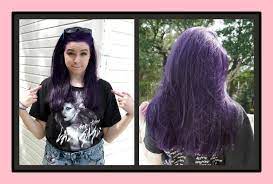 Not like lilac but dark purple like almost black does that make sense i dont know bye. Haarfarbe Bleichmittel Ideen Im Jahr 2018 Haarfarben Dark Hair Dye Black Hair Dye Purple Hair