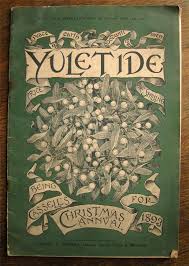Yuletide Mistletoe Vintage Book Covers Yule Christmas Books