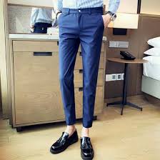 Discover our stylish slim fit suits at asos. Qoo10 Sale 2019 New Mens Slim Fit Business Dress Pants For Men Suit Pants An Men S Clothing
