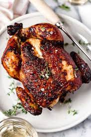 Buttermilk Marinated Air Fryer Whole Roasted Chicken Recipe Whole Roasted Chicken Skinny Taste Recipes Air Fryer Recipes Chicken