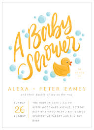 Rubber Duck Baby Shower Invitations By Basic Invite