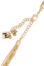 Shopstyle Collective Rosantica S Aquilone Necklace Is So Called Because Of Its Delicate Kite Shaped Links Made From Gold Plate Gold Plated Necklace Rosantica