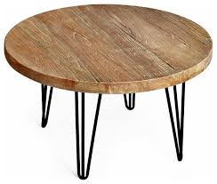 Industrial rustic reclaimed wood coffee table on wheels | etsy. Rustic Round Old Elm Coffee Table Industrial Coffee Tables By Welland