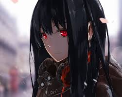 Pin By Cashielazuka On Anime In 2020 Anime Blue Hair Anime Black Hair Girls With Black Hair