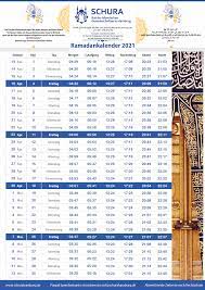 Browse ramazan timetable, calendar and siyam timings of zeiten. Ramadan Kalender 2021 Schura Hamburg