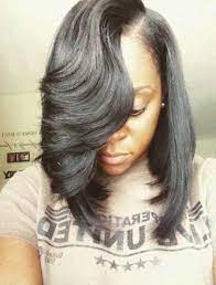 Sidebangs Invisiblepart Bob Weave Hair Styles Sew In Bob Hairstyles Hair Life
