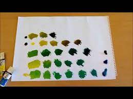 Su yeşili yaz aylarının en gözde renklerinden biri. Yagli Boya Yesil Renk Youtube