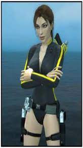 Is dark olive green (other versions was a dark burgundy like the picture above ^) with two patterns on . Tomb Raider Underworld Lara S Outfits