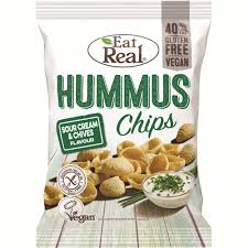 Fortunately, hope hummus is gluten free, because no ingredients, in any of our flavors, are derived from wheat. Kichererbsen Chips Sour Cream Schnittlauch Eat Real Kichererbsen Chips Sour Cream Schnittlauch Chips Kaufen Bei Foodoase
