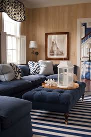 Traditional Family Room Leather Sectionals Design Pictures Remodel Decor And Ideas Pa Coastal Decorating Living Room Blue Living Room Coastal Living Rooms