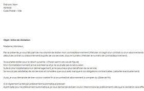 Nos courriers pour son compte en banque, faire une opération, régler un litige. Lettre De Resiliation Modele Modele Gratuit De Lettre