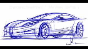 how to draw cars sketching a car in 3 4 view vid 1 car drawings car sketch drawings