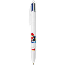 Limit one coupon per purchase of product and quantity specified above. Bic 4 Couleurs Stylo A Bille 4 Couleurs 1mm Mario Kart Pas Cher Bureau Vallee