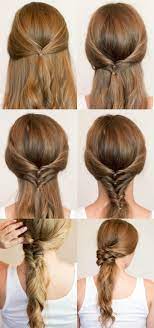 Twist the braided pony around the first hair band. Easy Heatless Hairstyles For Long Hair Ashley Brooke Nicholas
