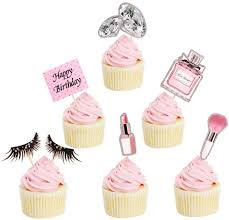 1.makeup girl, if you like make up salon and sweet desserts, you should be also interested in cooking makeup kit cakes in bakery food games. Buy Showall 28pcs Makeup Cupcake Toppers Glitter Birthday Cake Picks For Bridal Shower Spa Party Decorations Online In Turkey B08l7nc7t7