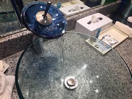 Inserted into the downstem of the glass bong, the bong bowl if dropped at the wrong angle, bowls can break altogether. This Mediterranean Bathroom Sink Uses Gravity And A Shallow Glass Bowl Instead Of A Tap Mildlyinteresting