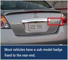 Clean the old adhesive off the the back of the molding and the area of the car where the trim goes. What Is My Vehicle S Trim Level Buy Auto Parts