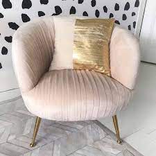 Barbarella Bustle Blush Chair Leather Chairs Bedroom Bedroom Chair Accent Chairs For Living Room