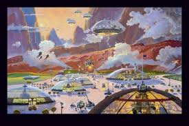 Vision Of The Future The Art Of Robert Mccall Robert Mccall Retro Futurism Space Art Gallery Sci Fi Concept Art
