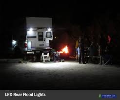 Led Rear Flood Lights Will Give You All The Light You Need Plus Some More Fourwheelcampers Led Lights Truckcamper Popup Pop Up Camper Truck Camper Camper