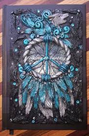 Reserved For Terri Peace Catcher Polymer Clay Journal Cover Folklore To Fantasy Polymer Journal Polymer Clay Polymer Clay Art