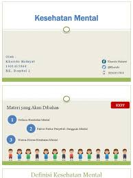 Definisi, tanda dan gejala gangguan mental yang berkaitan dengan penyakit/gangguan sistemik atau otak yang dapat didiagnosis tersendiri. Definisi Dan Norma Kesehatan Mental Serta Faktor Faktor Penyebab Gangguan Mental