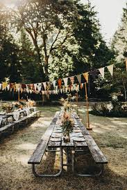 This Vintage Inspired Scenic Beach State Park Wedding Is Sweet As Pie Junebug Weddings Bbq Wedding Reception Backyard Bbq Wedding Bbq Rehearsal Dinner