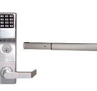 Alarm Lock Trilogy ETDL S1G 26D V99 Exit Trim Lock w/ Audit Trail - Satin  Chrome - Von Duprin 99 Series