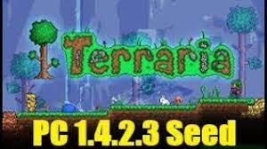 Terraria Pc Amazing Seed 1 4 2 3 All Terraspark Items Two Enchanted Swords Small Seed Youtube