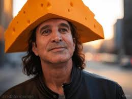 HOLD ME NOW, THERE'S BRICK CHEESE ON MY HEAD AND I'M THINKIN'