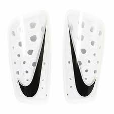 Nike Mercurial Lite Soccer Shin Guard White Black Sp2120 101 Size L
