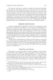 Computer forensics is the integration of computer science and law. 5 Descriptions Of Some Forensic Science Disciplines Strengthening Forensic Science In The United States A Path Forward The National Academies Press