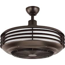 Sanford 24 Enclosed Indoor Outdoor Ceiling Fan With Led Light Brown Progress Lighting Ceiling Fan Bronze Ceiling Fan Ceiling Fan With Remote