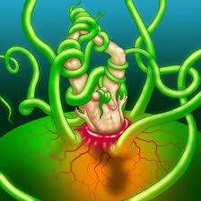 image} Slurped up by a Plant [male prey][tentacles] : rVore